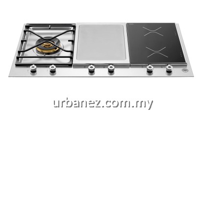 Bertazzoni PM361IGX Professional Series 90cm 1-Burner Gas, 1-Griddle, 1-Induction Built-In Hob