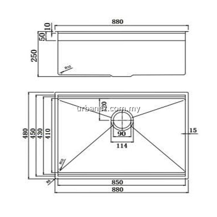 1-hun-workstation-sink-hks-436-nano-gold-offer-urbanez