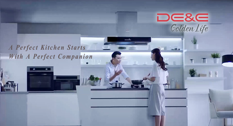 DE&E Appliances  - Cooking Hood and Hob, Steam Oven, Built-In Oven and Sterillizer